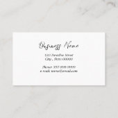 ブルドッグ 名刺 (裏面)