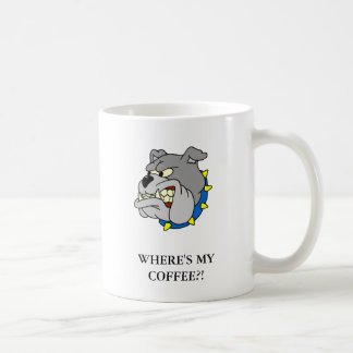 ブルドッグ: 私のコーヒーがあるところか。! コーヒーマグカップ