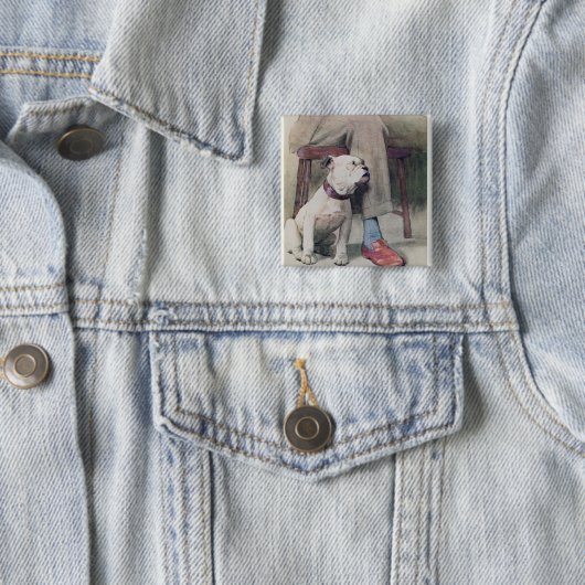 ブルドッグ 缶バッジ (インサイチュ)