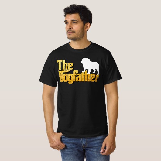 ブルドッグ Tシャツ (正面フル)