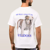 ブルドッグ Tシャツ (裏面)