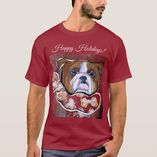 ブルドッグ Tシャツ (正面)