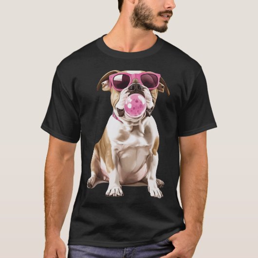 ブルドッグ   Tシャツ (正面)