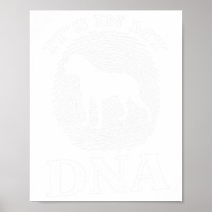 ブルドッグDna I指紋アメリカブルドッグ ポスター