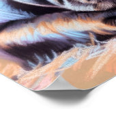 ブルドッグIIIのパステルフランスのスケッチ ポスター (角)