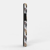 ブルドッフランスのグのパターン（の模様が）ある電話事件 Case-Mate iPhoneケース (裏面/右)