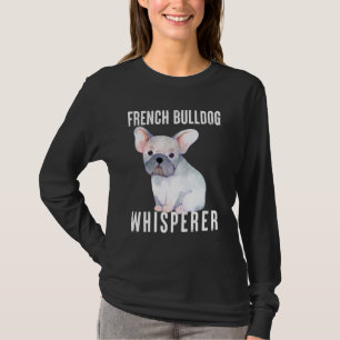 ブルドッフランスのグウィスペラーアニマル引用文アートデザイン Tシャツ