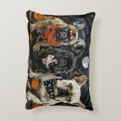 ブルドッフランスのグハロウィン不気味 アクセントクッション (裏面(縦))