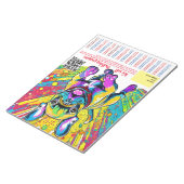 ブルドッフランスのグパピーの涙フライヤー ノートパッド (アングル)