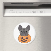 ブルドッフランスのグパンプキンスウィートドッグズハッピーハローウィン マグネット (インサイチュ (食洗機))