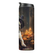 ブルドッフランスのグパンプキンハロウィーン怖い タンブラー (回転右)