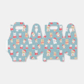 ブルドッフランスのグフランスのクリスマスパターン フェイバーボックス (折り畳みなし)