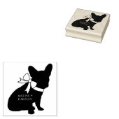 ブルドッフランスのグフレンチドッグパピーフレンチー ラバースタンプ (押印)