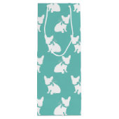 ブルドッフランスのグフレンチドッグパピーフレンチー ワインギフトバッグ (裏面)