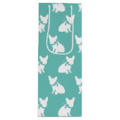 ブルドッフランスのグフレンチドッグパピーフレンチー ワインギフトバッグ (正面)