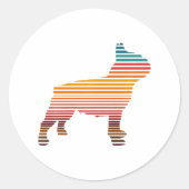 ブルドッフランスのグフレンチドッグブリードプレミアム ラウンドシール (正面)