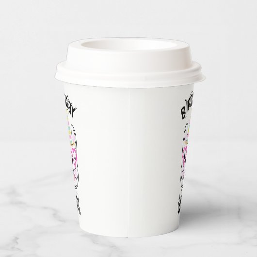 ブルドッフランスのグフレンチー誕生日パーティー 紙コップ (右)