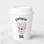 ブルドッフランスのグフレンチー誕生日パーティー 紙コップ (正面)