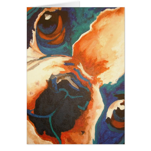 ブルドッフランスのグペットポートレート (正面)