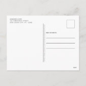 ブルドッフランスのグ犬パーソナライズされた好きクリスマス シーズンポストカード (裏面)