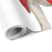 ブルドッフランスのグ・ゴージャスなトナカイのクリスマスプレゼント ラッピングペーパー (ロールコーナー)