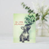 ブルドッフランスのグ&ヤドレットフェスティバルクリスマス シーズンポストカード (スタンド正面)