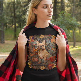 ブルドッフランスのドフレンチガーデンタペストリー誕生日 Tシャツ
