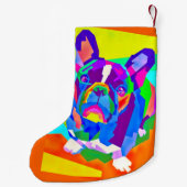 ブルドッモダングストッキング スモールクリスマスストッキング (裏面)