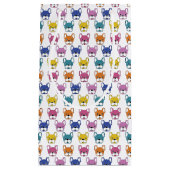 ブルドフランスのグカスタム抱き枕 – 小、光沢 スモールペーパーバッグ (正面)