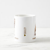 ブルドフランスのッグおもしろいパーソナライズされた コーヒーマグカップ (中央)