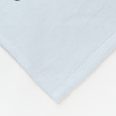 ブルドフランスのッグの子犬、可愛い眠りのパターン。 フリースブランケット (角)