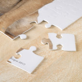 ブルドフランスのッグの子犬(7カ月) ジグソーパズル (側面)