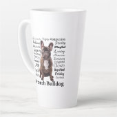 ブルドフランスのッグの特徴 カフェラテマグ (左アングル)