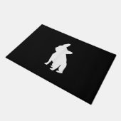 ブルドフランスのッグシンプル |フレンチ風のかわいい贈り物 ドアマット (アングル)