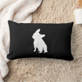 ブルドフランスのッグシンプル | frenchieかわいい贈り物 ランバークッション (ブランケット)