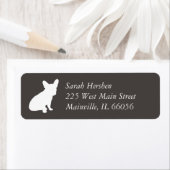 ブルドフランスのッグテーマパーティー – ベビーシャワー中立 ラベル (インサイチュ)