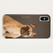 ブルドフランスのッグパーソナライズされた名 |犬 Case-Mate iPhoneケース (裏面(横))