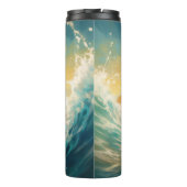 ブルドフランスのッグビーチサーフィン絵画ズ タンブラー (裏面)