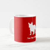 ブルドフランスのッグフレンチ·ブルドッグ コーヒーマグカップ (正面左)