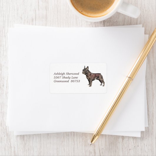 ブルドフランスのッグ住所 シール (インサイチュ)