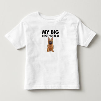 ブルドフランスのッグ兄はフランス人 トドラーTシャツ