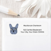 ブルドフランスのッグ差出人住所ラベル ラベル (インサイチュ)