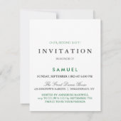 ブルドフランスのッグ招待状 招待状 (裏面)