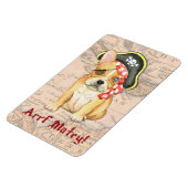 ブルドフランスのッグ海賊 マグネット (左側)