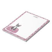 ブルドフランスのッグ誕生日 ノートパッド (回転)