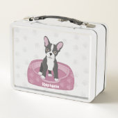 ブルドフランスのッグ誕生日 メタルランチボックス (裏面)