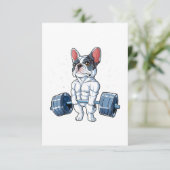 ブルドフランスのッグ重量挙おもしろいげ回送ジム 出欠カード (スタンド正面)