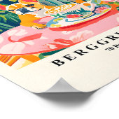 ブルドフランスのッグ飲みコーヒー、ドーパミンデコール、フー ポスター (角)