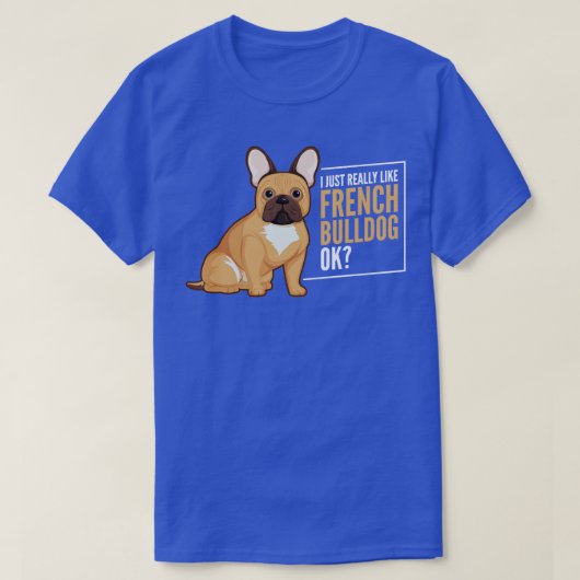 ブルドフランスのッグ1 Tシャツ (デザイン正面)