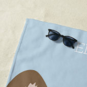 ブルドフランスのッグ |かわいいフランス人 ビーチタオル (インサイチュ)